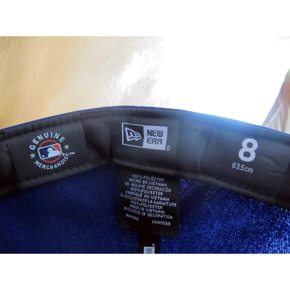 Los Angeles Dodgers Atmos Leopard Cheetah New Era 59FIFTY 5950 Fitted Cap sz 8 - Picture 7 of 7